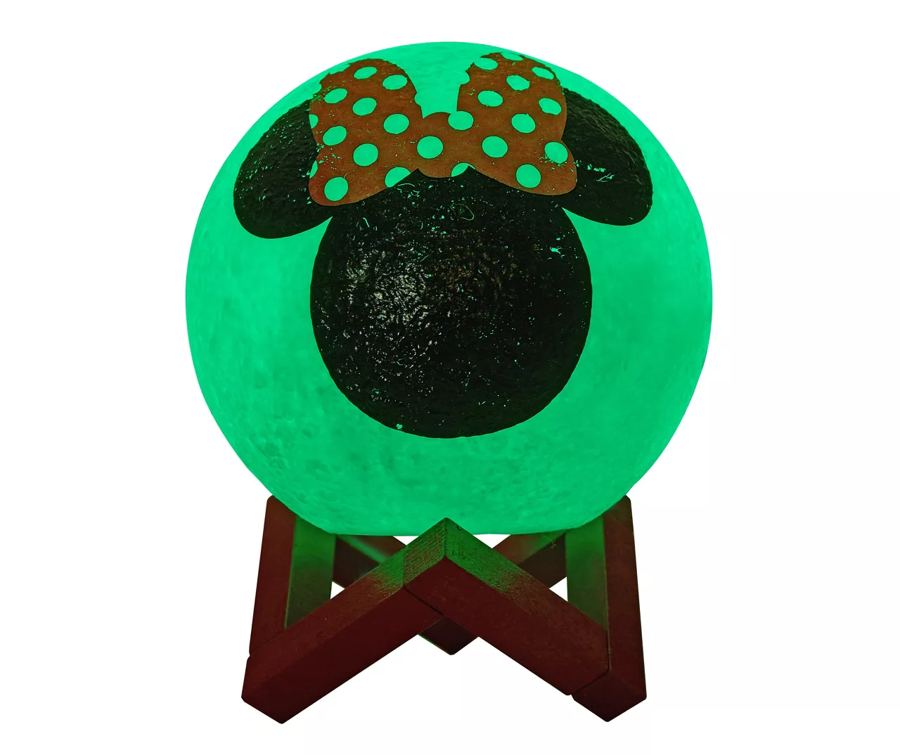 Disney Red Minnie Mouse Silhouette Multi-Color Moon Lamp 6 Disney Red Minnie Mouse Silhouette Multi-Color Moon Lamp - Image 4