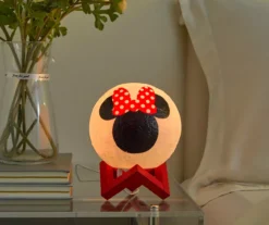 Disney Red Minnie Mouse Silhouette Multi-Color Moon Lamp 9 Disney Red Minnie Mouse Silhouette Multi-Color Moon Lamp -Home Store 810603742 B0 1