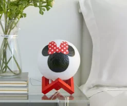 Disney Red Minnie Mouse Silhouette Multi-Color Moon Lamp 12 Disney Red Minnie Mouse Silhouette Multi-Color Moon Lamp -Home Store 810603742 B0 2