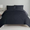 Anthracite Diamond-Quilted Full 7-Piece Comforter Set -Home Store 810604973 A0 1