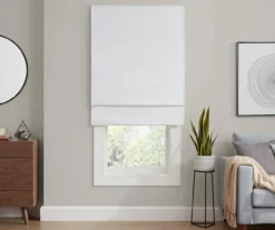 Eclipse Kylie White Blackout Roman Shade