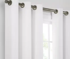 Kendall White Blackout Grommet Curtain Panel, (63") -Home Store 810605561 810605562 810605563 A8 4