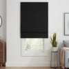 Eclipse Kylie Black Blackout Roman Shade -Home Store 810605604 810605605 810605606 810605607 810605608 A4 1