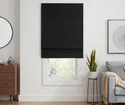 Eclipse Kylie Black Blackout Roman Shade