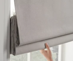 Eclipse Kylie Gray Blackout Roman Shade -Home Store 810605609 810605610 810605611 810605612 810605613 A8 7