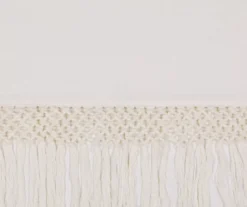 Lucinda Ivory Light-Filtering Ring-Top Valance, (95") -Home Store 810605640 810605641 810605642 810605643 A8 7 1