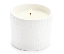 Homeward Vanilla Macaroon Embossed Ceramic Candle, 11 Oz. -Home Store 810606462 A0 1