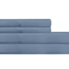 Light Blue 1,500-Thread Count Queen 4-Piece Sheet Set -Home Store 810607449 81067448 A0