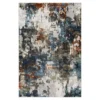 Blue & Brown Abstract Area Rug & Runner Set 1 Blue & Brown Abstract Area Rug & Runner Set -Home Store 810609251 A0 1
