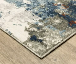Blue & Brown Abstract Area Rug & Runner Set -Home Store 810609251 B0 5