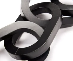 Black Wood Link Chain Tabletop Decor -Home Store 810609482 A8 2