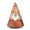 Festive Gathering Warm Vanilla Bourbon Glass Tree Candle, 8 Oz. -Home Store 810613402 A0
