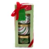 Fresh Balsam, Santa's Cookies & Cinnamon Cheer Holly Berry Tin Candle Gift Set, 3-Pack -Home Store 810613786 A0