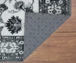 My Magic Carpet Ramage Dark Gray Ornamental Washable Area Rug, (3' X 5') -Home Store 810615076 A5 3