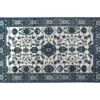 My Magic Carpet Ramage Blue Ornamental Washable Area Rug, (3' X 5') 2 My Magic Carpet Ramage Blue Ornamental Washable Area Rug, (3' X 5') -Home Store 810615361 A0 1