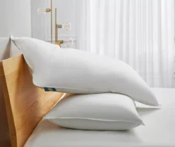 Serta White Medium-Firm Cotton-Down Pillow, 2-Pack -Home Store 810617376 A8 2
