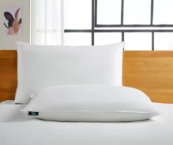 Serta White Medium-Firm Cotton-Down Pillow, 2-Pack -Home Store 810617376 A8 3