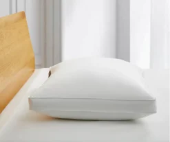 Serta White 300-Thread Count Cotton-Down Pillow -Home Store 810617379 A8 2