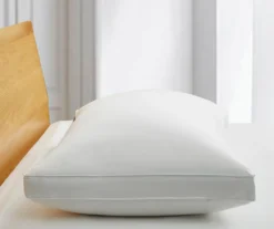 Serta White 300-Thread Count Cotton-Down Pillow -Home Store 810617380 A8 2