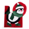 Red Penguin Toilet Topper & Contour Rug Set -Home Store 810619328 A0