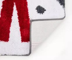 Red & Gray Snowman Toilet Topper & Contour Rug Set 7 Red & Gray Snowman Toilet Topper & Contour Rug Set -Home Store 810619329 A8 2
