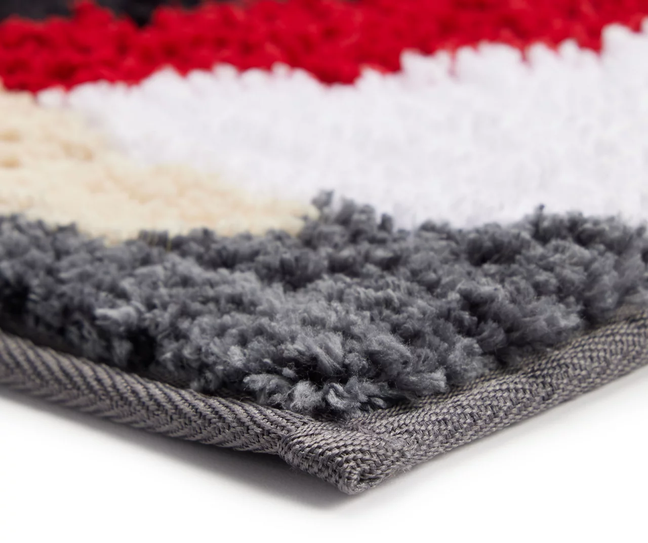 Red & Gray Santa Toilet Topper & Contour Rug Set 4 Red & Gray Santa Toilet Topper & Contour Rug Set - Image 2