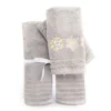 Alloy Gray Snowflake 4-Piece Towel Set 2 Alloy Gray Snowflake 4-Piece Towel Set -Home Store 810619383 A0