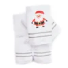Bright White & Red Santa 4-Piece Towel Set -Home Store 810619384 A0