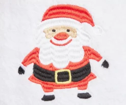 Bright White & Red Santa 4-Piece Towel Set 7 Bright White & Red Santa 4-Piece Towel Set -Home Store 810619384 A8 2