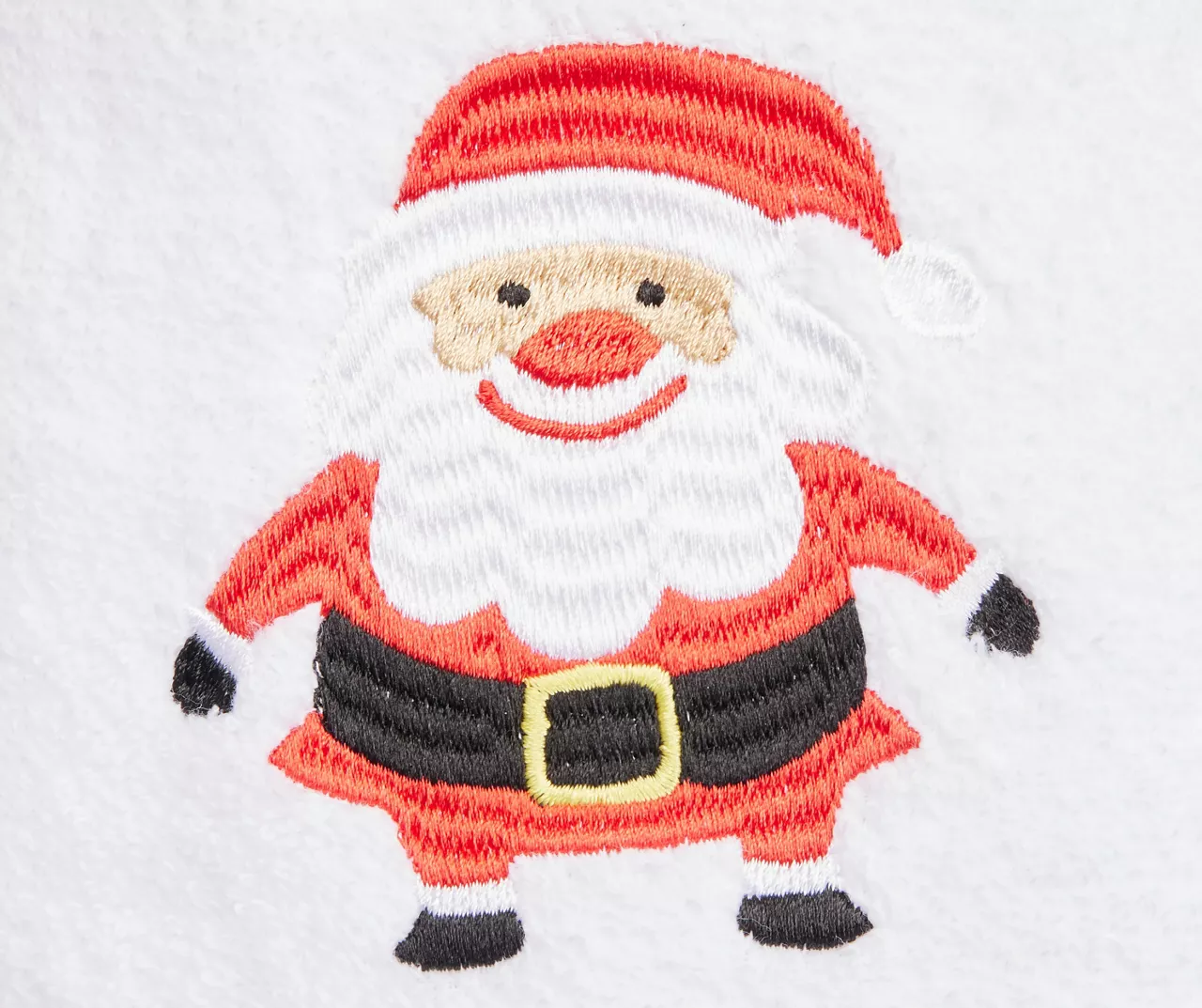 Bright White & Red Santa 4-Piece Towel Set 5 Bright White & Red Santa 4-Piece Towel Set - Image 3