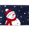 Santa's Workshop Navy Snowman Bath Rug 2 Santa's Workshop Navy Snowman Bath Rug -Home Store 810619818 A0