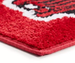 Santa's Workshop Red Truck Bath Rug -Home Store 810619820 A8 1