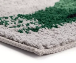 Santa's Workshop Gray & Green Penguin Bath Rug -Home Store 810619821 A8 1