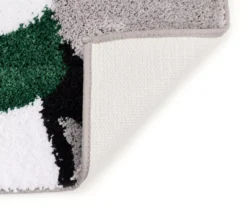 Santa's Workshop Gray & Green Penguin Bath Rug -Home Store 810619821 A8 2