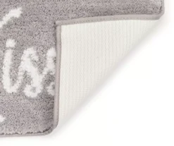 Frosted Forest "Snowflake Kisses" Gray Bath Rug 5 Frosted Forest "Snowflake Kisses" Gray Bath Rug -Home Store 810619837 A8 2