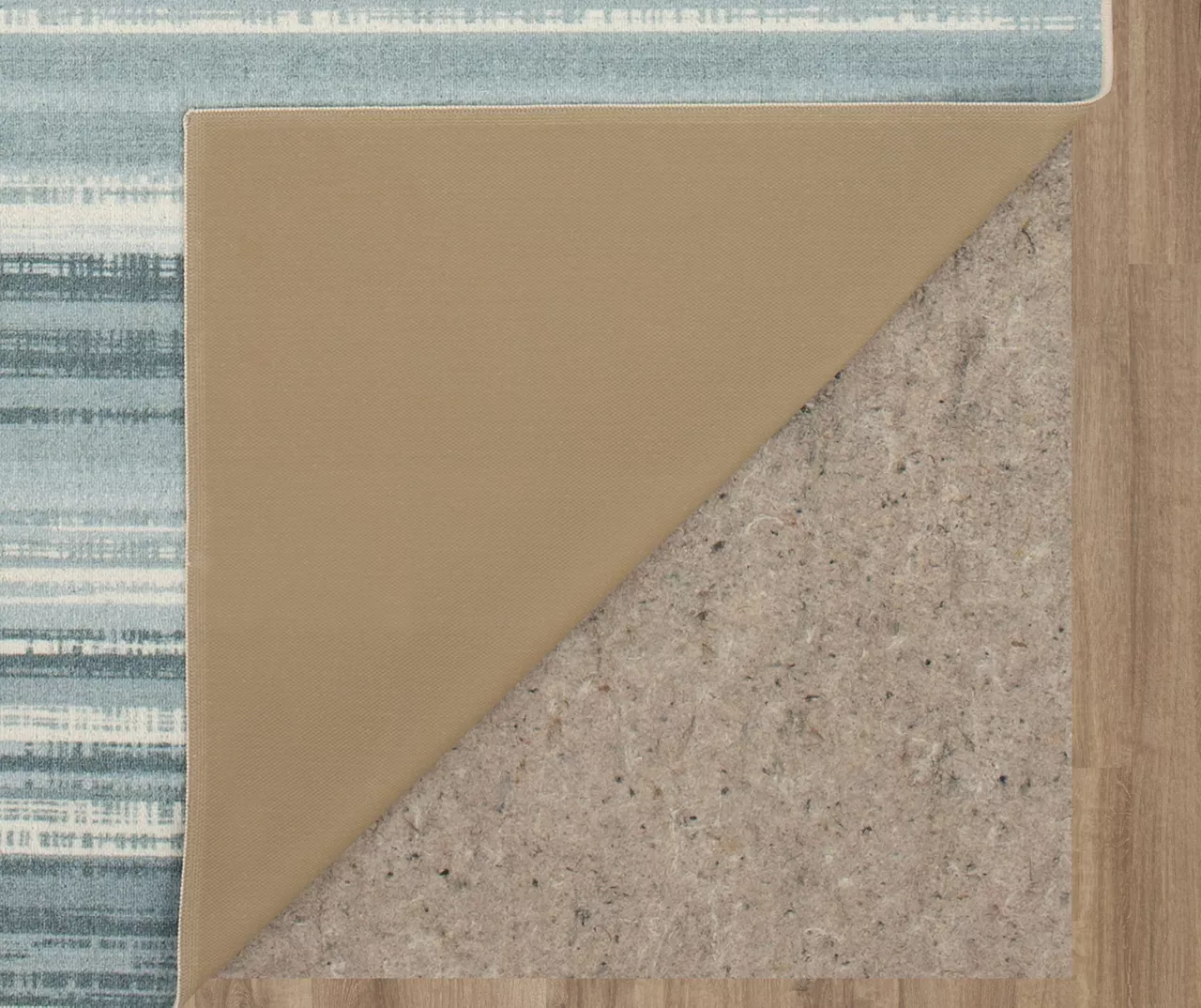 Avenue Blue & Ivory Stripe Runner Rug, (2' X 8') 6 Avenue Blue & Ivory Stripe Runner Rug, (2' X 8') - Image 4