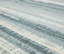 Avenue Blue & Ivory Stripe Runner Rug, (2' X 8') 15 Avenue Blue & Ivory Stripe Runner Rug, (2' X 8') -Home Store 810620440 A8 3