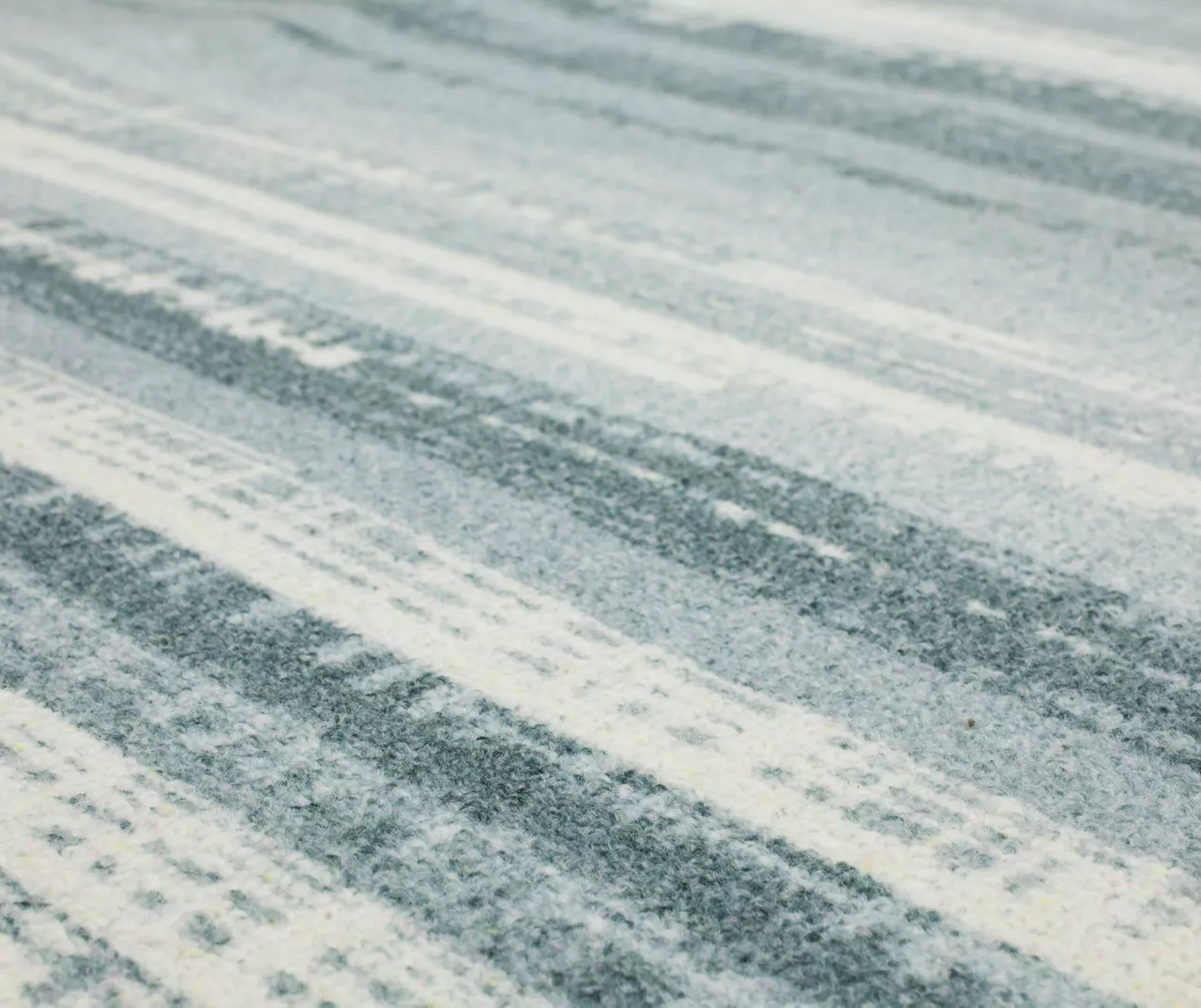 Avenue Blue & Ivory Stripe Runner Rug, (2' X 8') 8 Avenue Blue & Ivory Stripe Runner Rug, (2' X 8') - Image 6