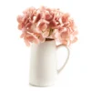 Artificial Hydrangeas In White Pitcher -Home Store 810620671 A0 1