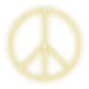 Glow-Up Peace Sign LED Wall Light 2 Glow-Up Peace Sign LED Wall Light -Home Store 810621179 A0 2