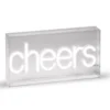 Glow-Up "Cheers" Acrylic LED Box Light -Home Store 810621581 A0 1