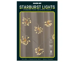 Glow-Up Warm White Starburst LED Fairy Light Set, 160-Lights -Home Store 810621598 P0