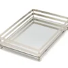 Brookstone 2-Bar Mirrored Vanity Tray