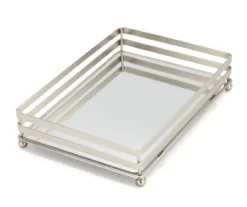Brookstone 2-Bar Mirrored Vanity Tray