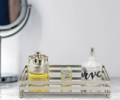 Brookstone 2-Bar Mirrored Vanity Tray -Home Store 810625045 B0 3