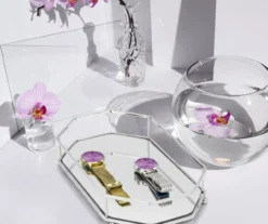 Chrome Geometric Mirrored Vanity Tray -Home Store 810625046 B0 4