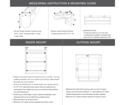 Paxton Room-Darkening Cordless Roman Shade -Home Store 810676406 810676404 810676403 810676401 810676402 810676405 810676407 810676411 D7 12