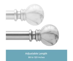 Kenney Marble 3/4" Adjustable Curtain Rod -Home Store 810679535 A0 04