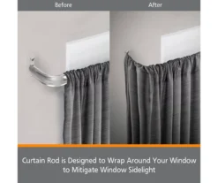 Kenney Fast Fit 2-Piece Adjustable Tension Curtain Rod Set, (28"-48") -Home Store 810679607 A0 03