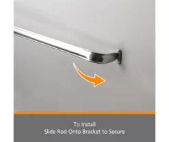 Kenney Fast Fit 2-Piece Adjustable Tension Curtain Rod Set, (28"-48") -Home Store 810679607 A0 05